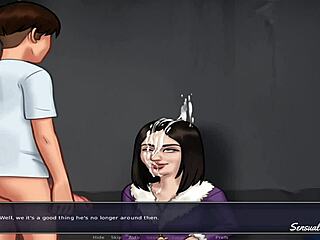 Summertime Saga: První venkovní sex s drobnou ruskou teenkou