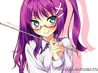 hentai ecchi lesson turns nude with sexy english instructions for fun