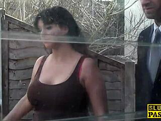 British Milf Gets Throatfucked and Pussy Pounded Hard Today