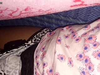 Latina in sexy lingerie masturbates big ass.