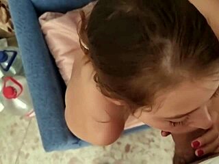 anaduro gives a beautiful latina blowjob in homemade video