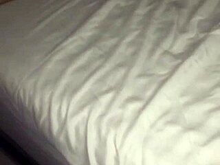 Roxy visits in sexy shorts at midnight, delivering her latina ass to the couple