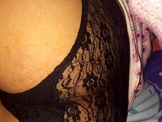 Latina in sexy lingerie masturbates big ass.