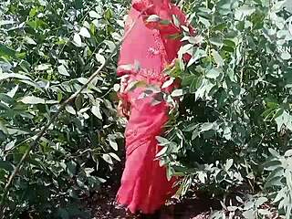 Indian desi called outside home and fucked with big ass