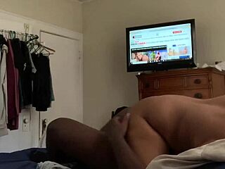 Ebony Couple Riding Big Ass For Cumshot