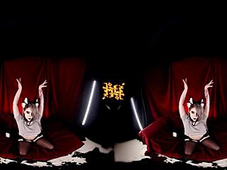 helluvaboss vr test video with kinky anime cosplay fun