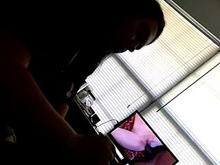 i'm givin this black cock a handjob, she knows how