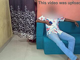 Devar Fucks Bhabhi While Husband Watches in Homemade Clip