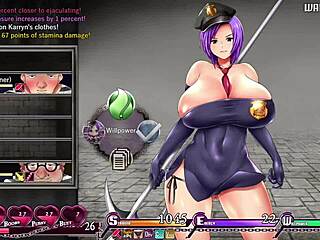 I saw this powerful slime almost beat the cop in Karryn's Prison ep6!