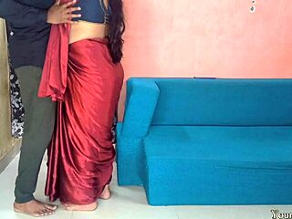 Devar Fucks Bhabhi While Husband Watches in Homemade Clip