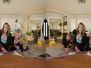 Man, Electra Rayne ignites wild office foursome desires!