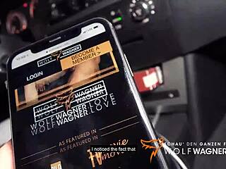 Slut Julia's Pussy Licked in Public MILF Casting with Wolfwagner