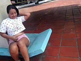 Colombian Babes Crave Mutual Pleasure in Public Park