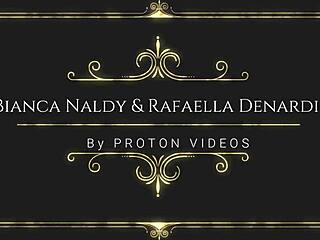 Rafaella and Bianca ask, 'Ready for our threesome?'