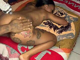 Mini Stallion Fucking Big Ass in Sex Theater!