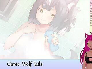 Vtuber Lewdneko Plays Wolf Tails Hentai