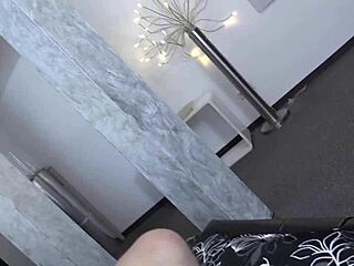 Blonde milf bends over for pov riding and doggystyle fucking with big tits