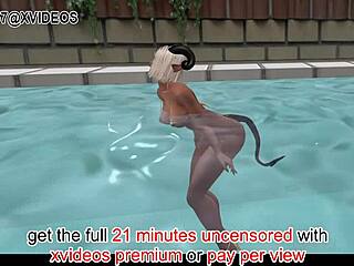 3D Microbikini Fun Censored