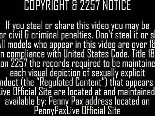 redhead penny pax handles alex legend’s big cock with a facial finish