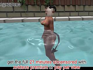 3D Microbikini Fun Censored