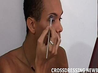 i dress in lingerie and panties, sucking cock like a sissy slut before anal