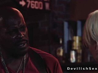 dude hard fucks sweaty busty blonde babe with monster cock oral and banging