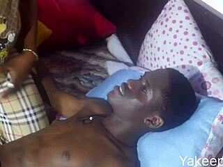 Yakee gets pleasured by huge partner