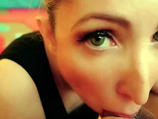 candy may - sloppy bbc blowjob balls eating