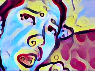 Anak tiri Latina berseluar jala kongkek anal buatan rumah dengan bapa tiri