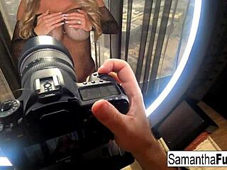 Samantha Saint Teases Nude Body