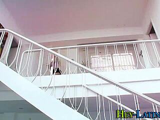 Busty plumper fucked hard in bath