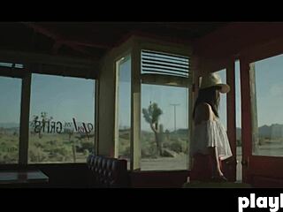 Perfect Brunette Alexandra Tyler Poses Outdoors, Revealing Her Boobs