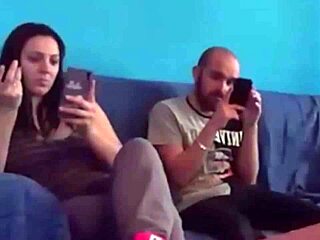 Homemade Couple's Passionate Sofa Sex