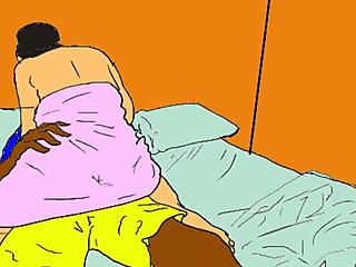 Lonely Horny African Nailcutter In Action