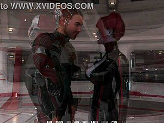 Exploring spacetime in an erotic game adventure