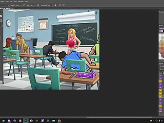 watching summertime saga on picarto