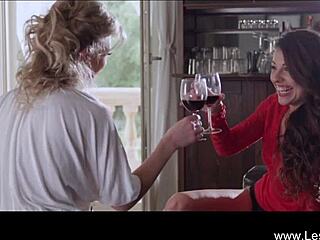 This cougar babe craves true lesbian love with toys