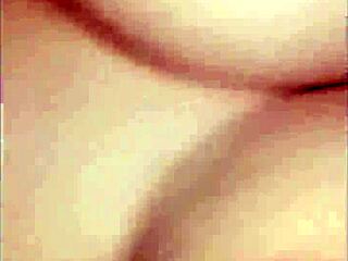 cum dripping from tight teen pussy after creampie 😍