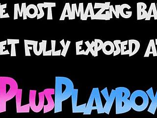 Szőke Csaj Braylin Bailey Meztelenre Vetkőzik a Szabadban Szexi Fehérneműs Pózolás Után