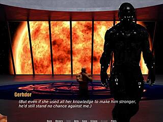 Exploring spacetime in an erotic game adventure