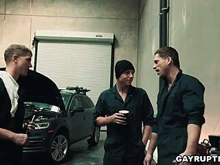 Brandon Anderson Gets Assfucked By Bodybuilder In Hardcore Anal Scene