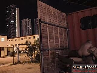 rough bdsm session with teen goldie involving food play for her first time.