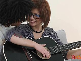 Teen Rebecca Rainbow gets drilled by hot Brazilian stud