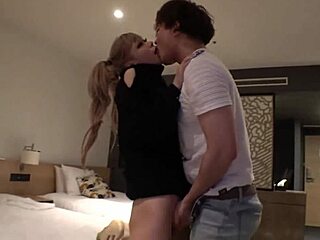 Holy crap, this cute Asian babe squirts non-stop in hardcore homemade action! Her tight pussy just won't quit!