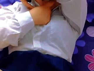 Real 18-Year-Old Latina Student Tries Cock First Time!