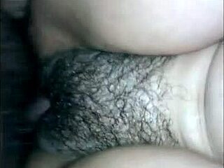 i'm fuckin my hairy latina girl with a nice creampie, she's so wet and amateurs