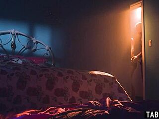 step dad fucks daughter's teen friend anny aurora at night