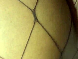 Thick ebony takes big black cock doggy style from her ex boyfriend