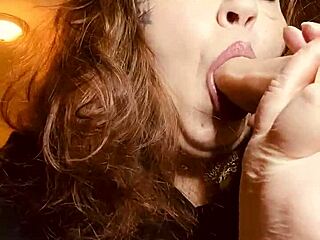 Ariesbbw Gets Her Mouth Wet with Deepthroat Blowjob