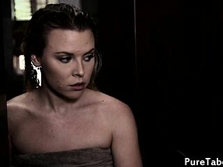 Taboo babe bounces on cock in close-up!